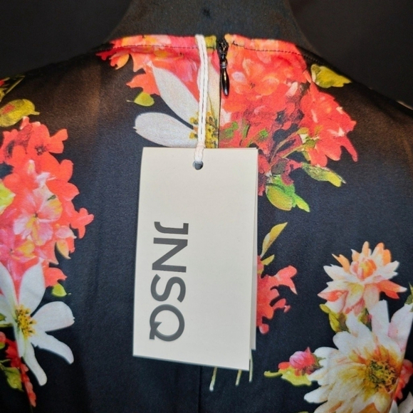 NWT JNSQ Katalina Silk Dress 100% Mulberry Silk US Size 4 - Picture 9 of 10